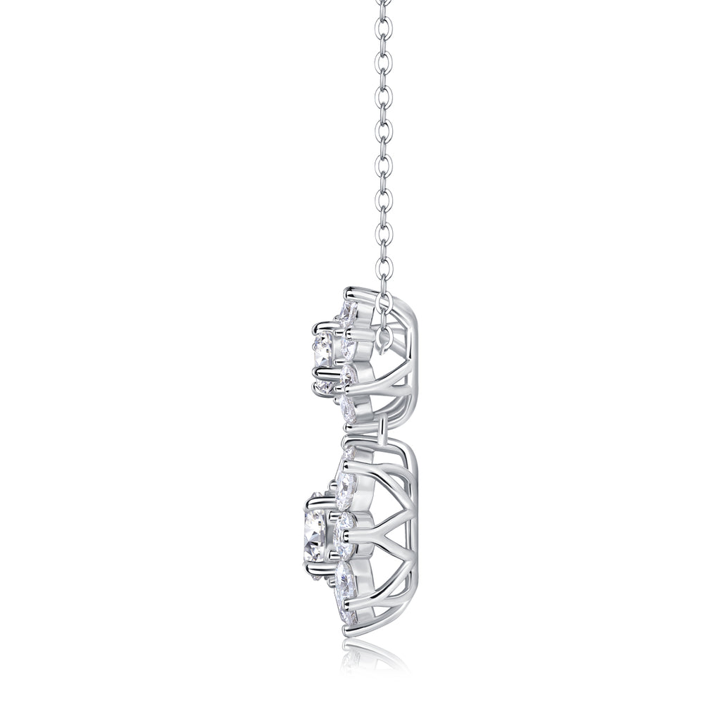 The Elysian Moissanite Set — Platinum Plated