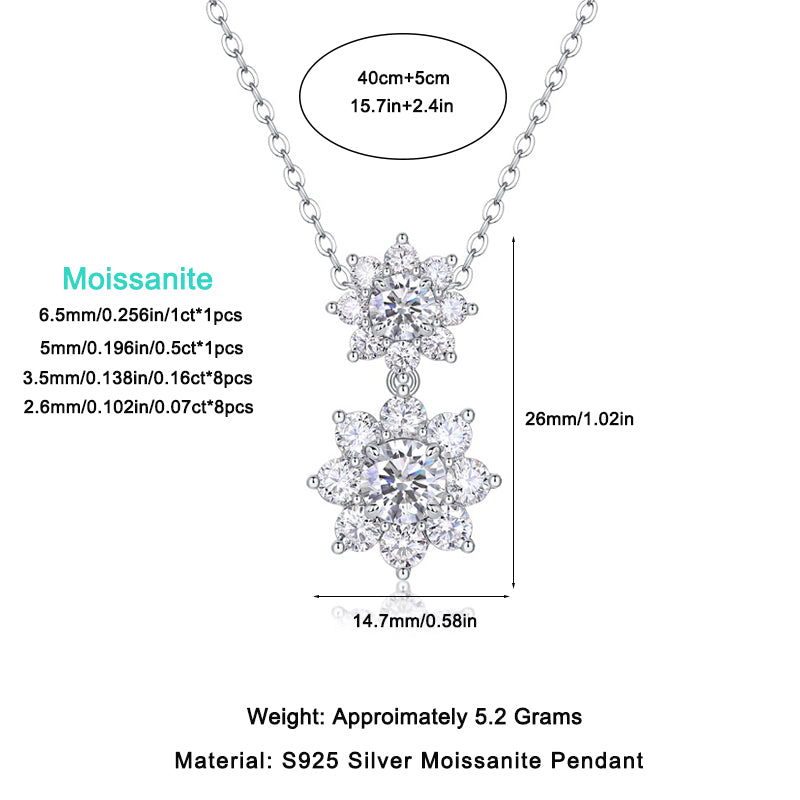 The Elysian Moissanite Set — Platinum Plated