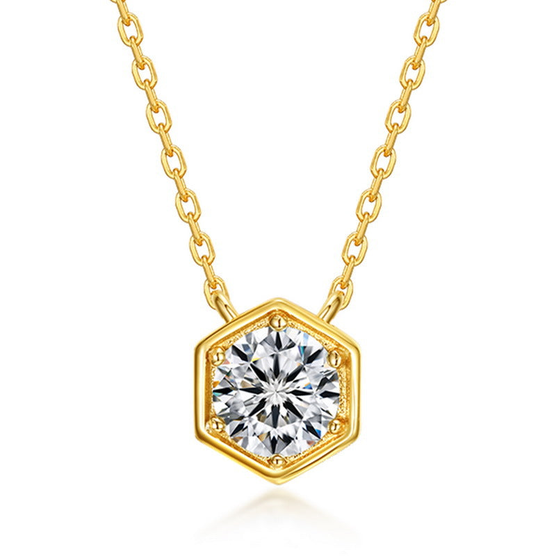 Twelve Birthstone S925 Silver Simple Necklace