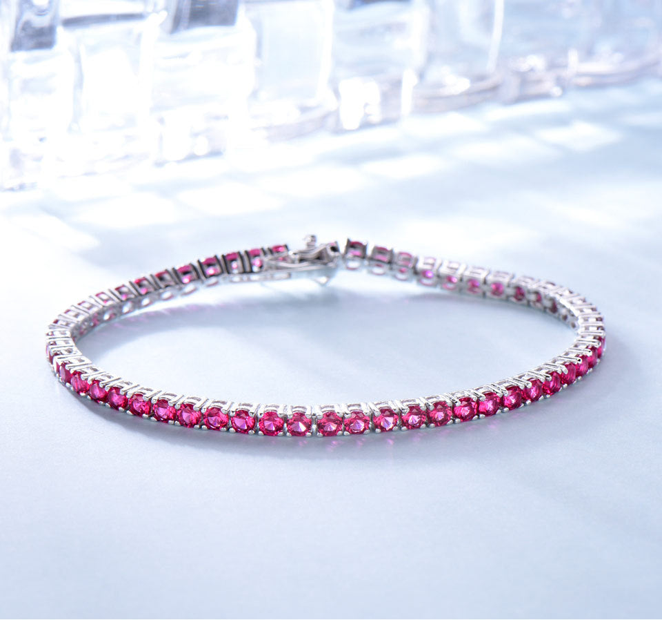 The Sovereign Ruby Tennis Bracelet