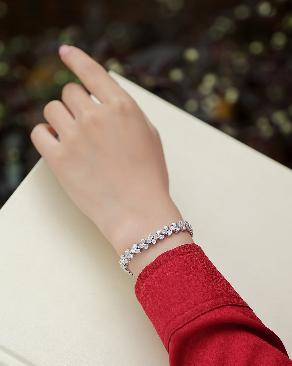 he Lumina Moissanite Bracelet