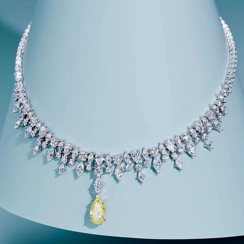 The Classic Sterling Diamond Collar