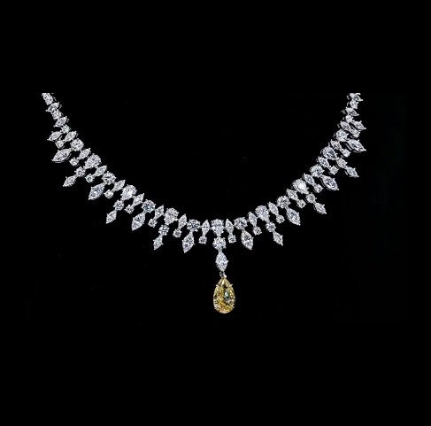 The Classic Sterling Diamond Collar