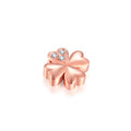 The Fortuna Clover Necklace — 18K Rose Gold