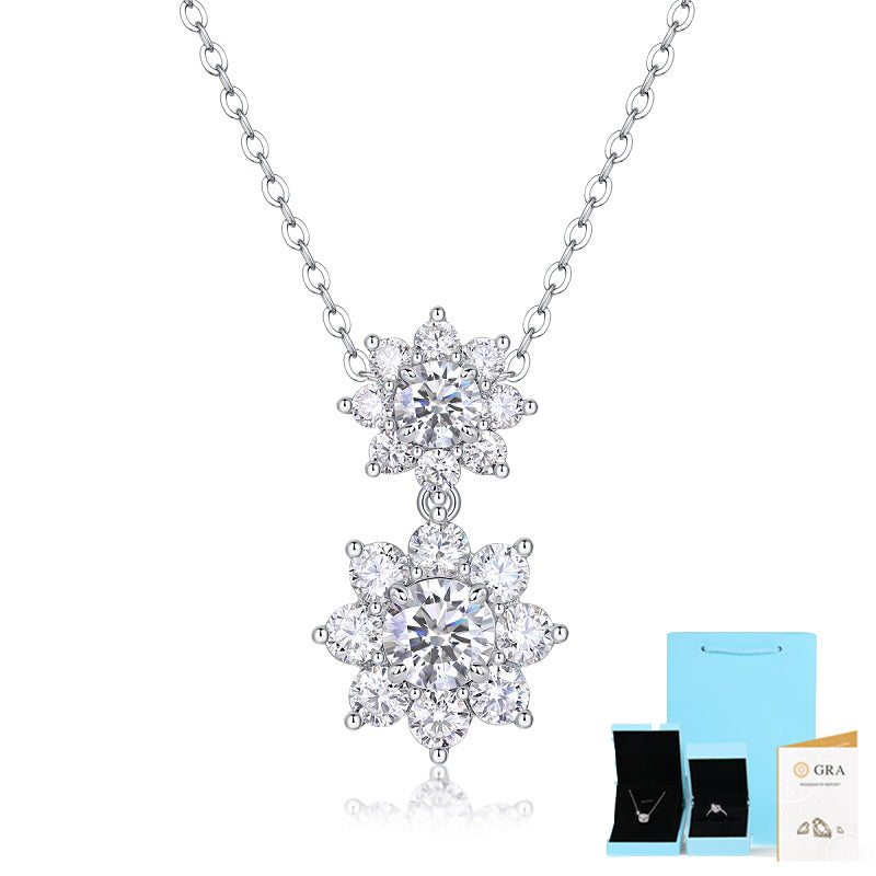 The Elysian Moissanite Set — Platinum Plated