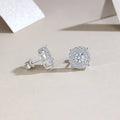 Stud Earrings Top-quality Moissanite, S925 Silver-plated Platinum