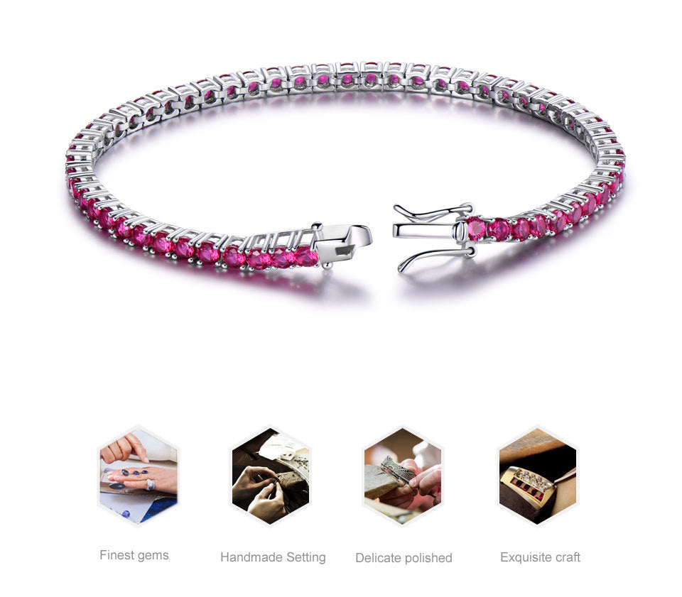 The Sovereign Ruby Tennis Bracelet
