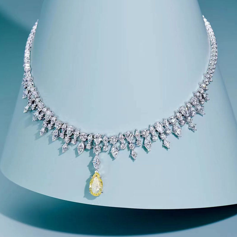 The Classic Sterling Diamond Collar