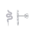 Silver Stud Earrings S925, Silver-plated Platinum