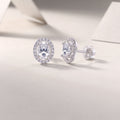 The Imperial Moissanite Studs — Platinum Plated