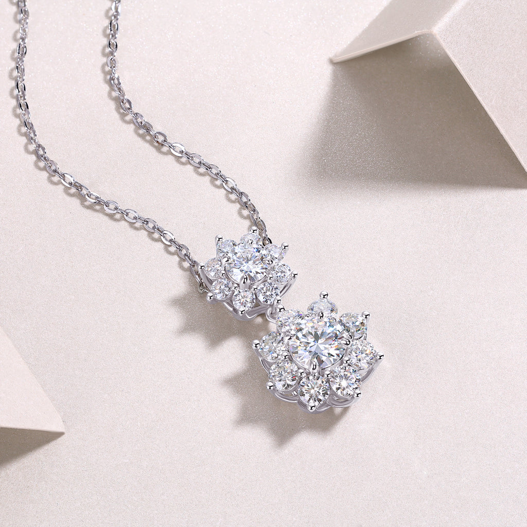 The Elysian Moissanite Set — Platinum Plated
