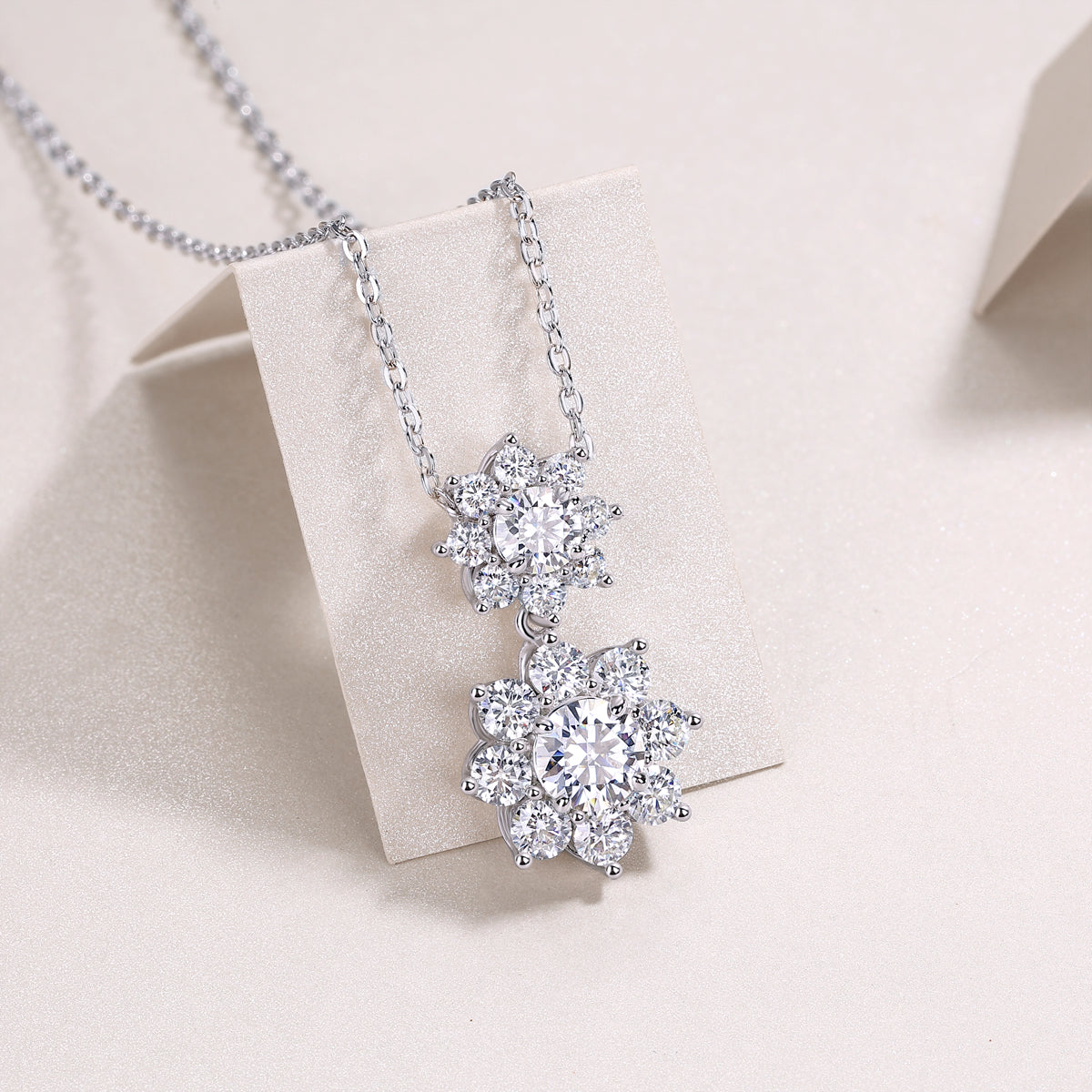 The Elysian Moissanite Set — Platinum Plated
