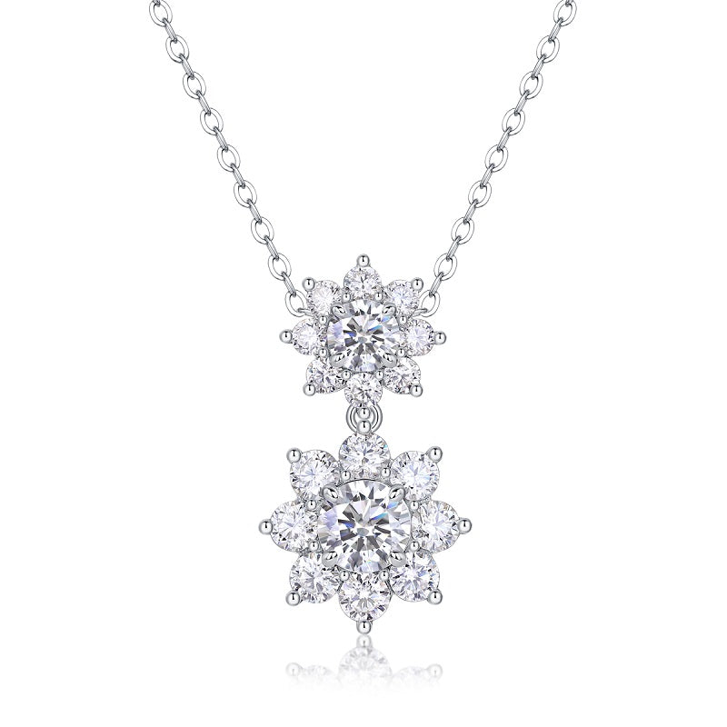 The Elysian Moissanite Set — Platinum Plated