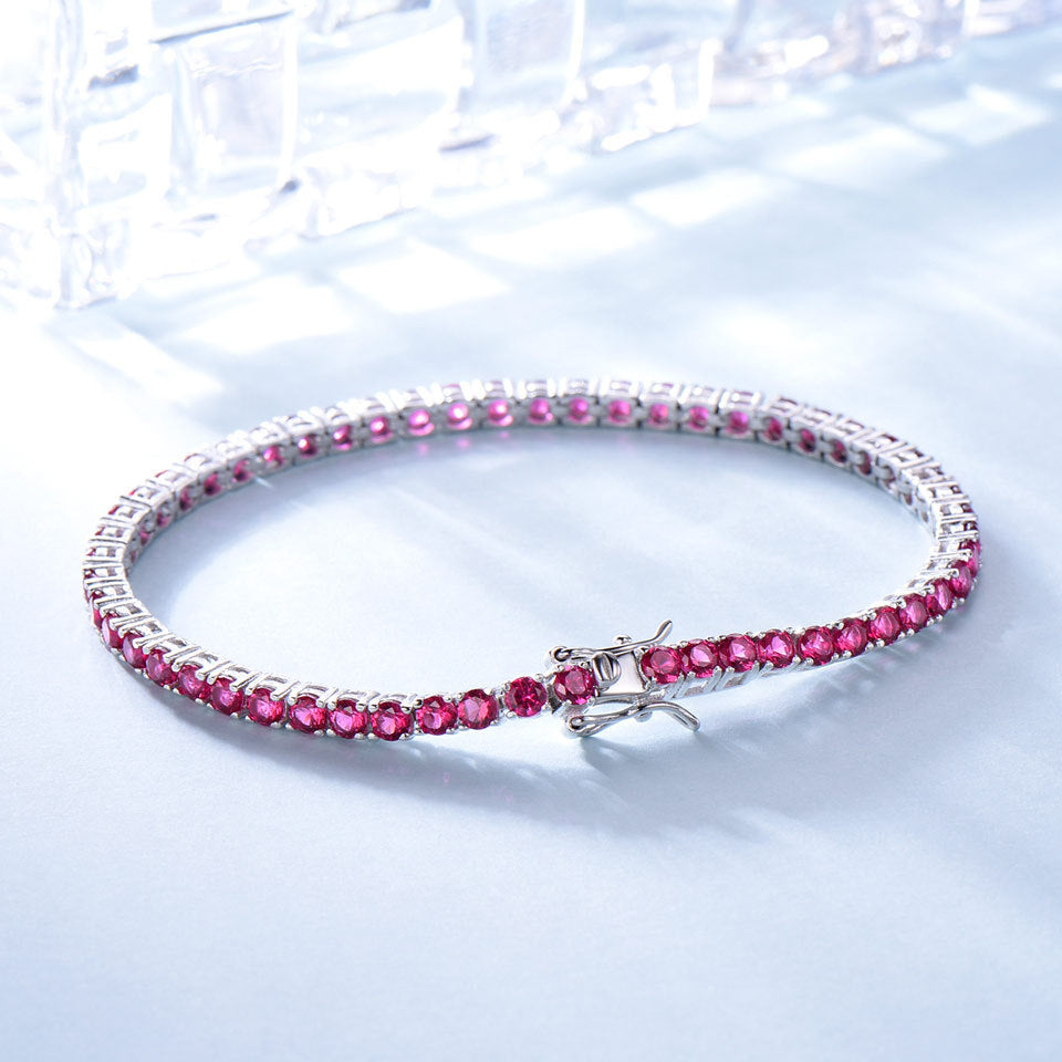 The Sovereign Ruby Tennis Bracelet