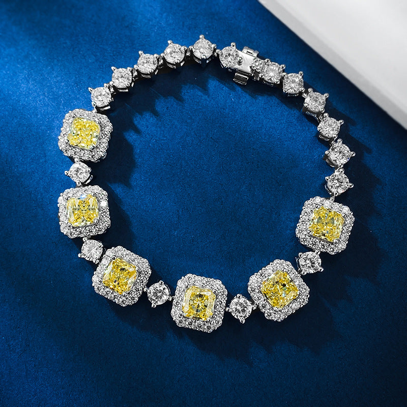 The VVS High-Carbon Diamond Bracelet