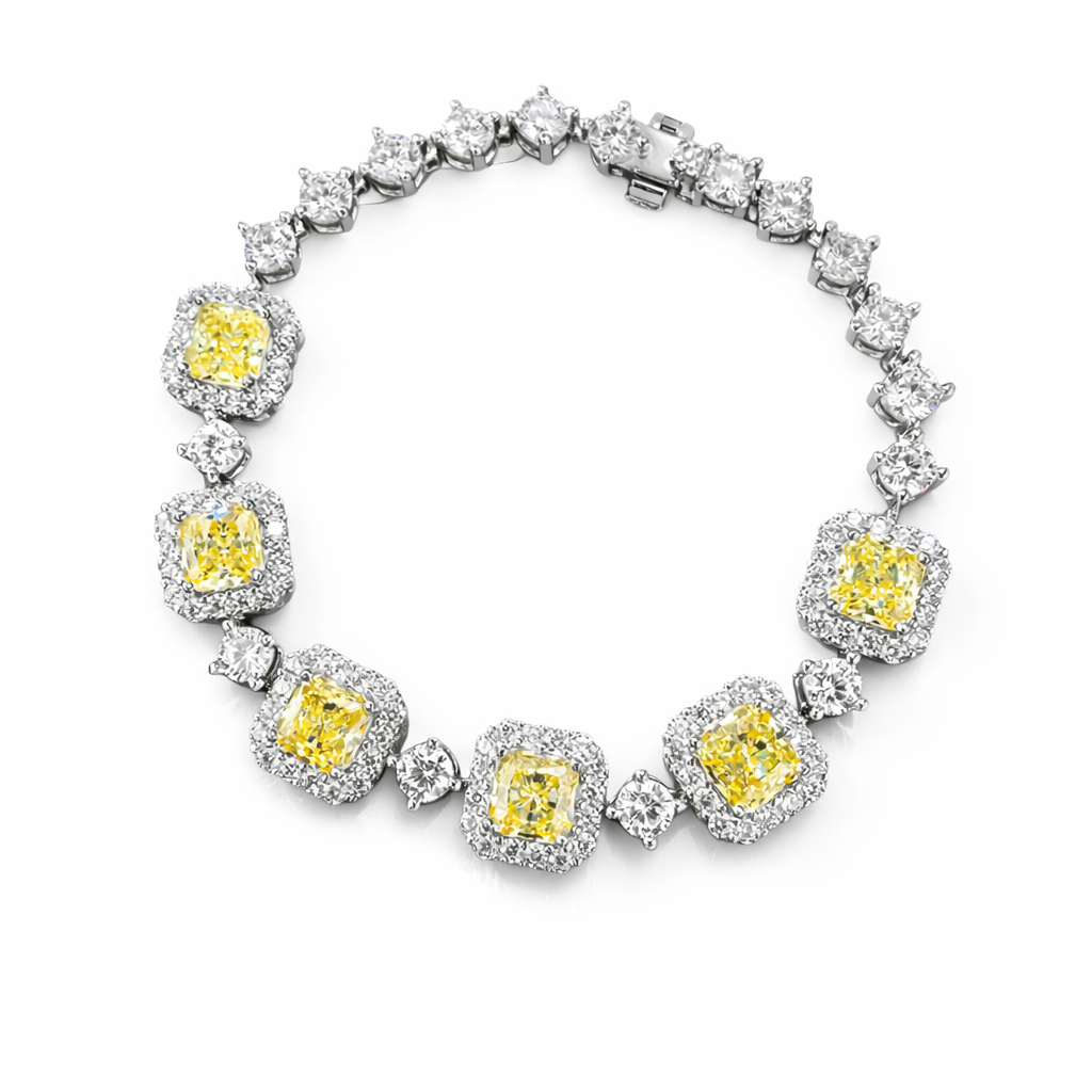 The VVS High-Carbon Diamond Bracelet